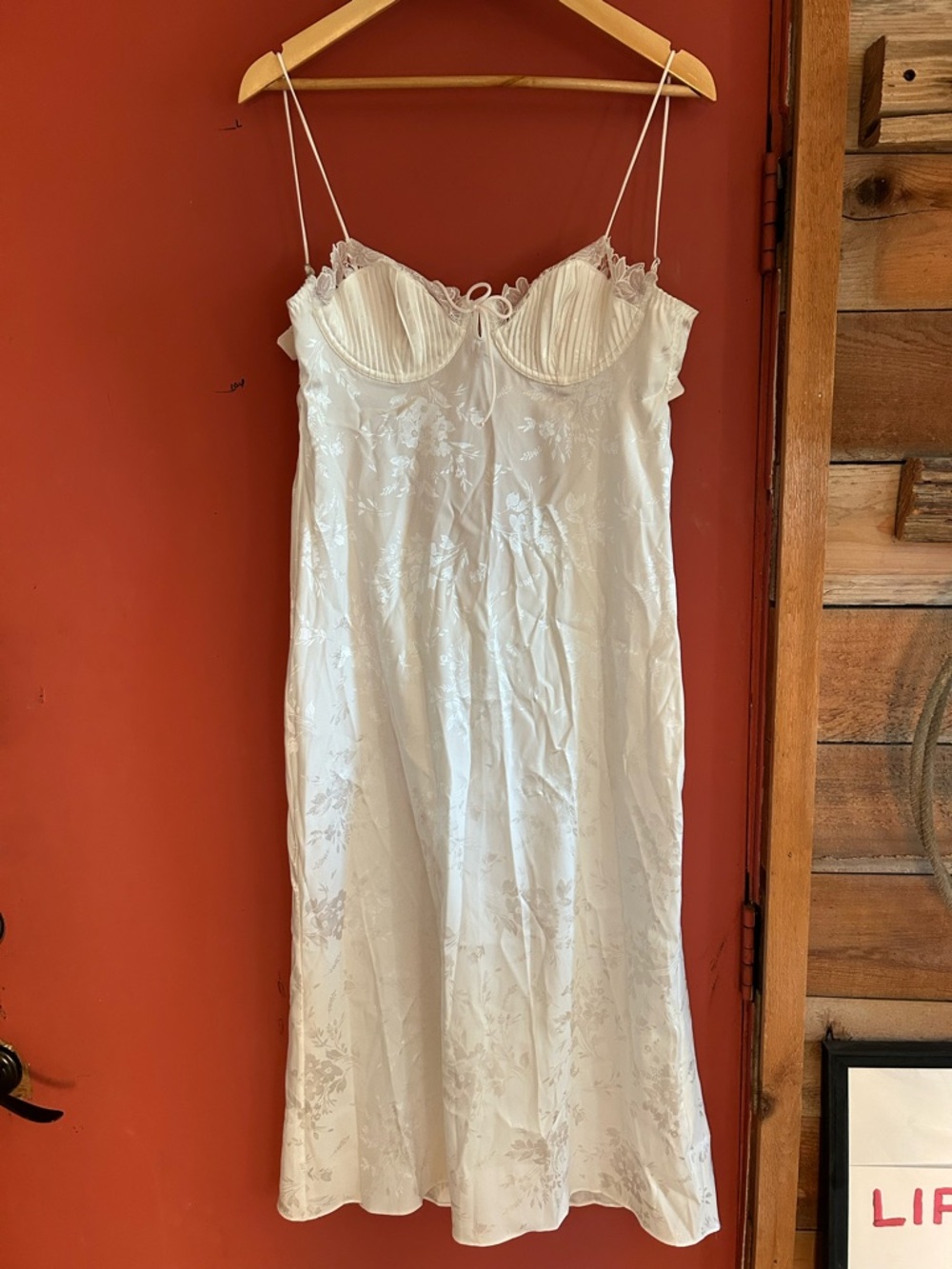 For Love and Lemons Lola Midi Dress - White